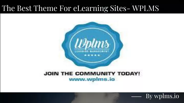 the best theme for elearning sites wplms