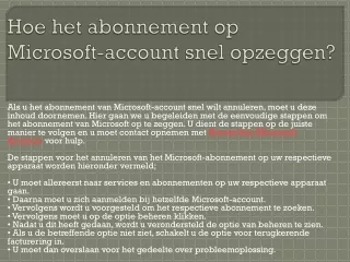 Herstellen Microsoft wachtwoord kom voor een online serviceprovider