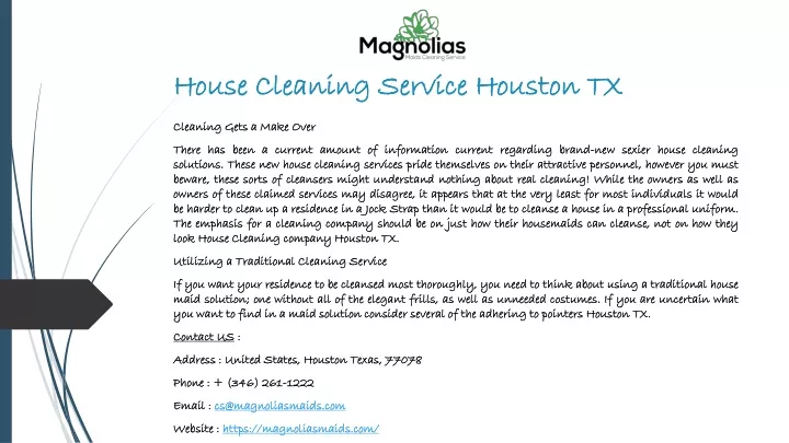 house cleaning service houston tx