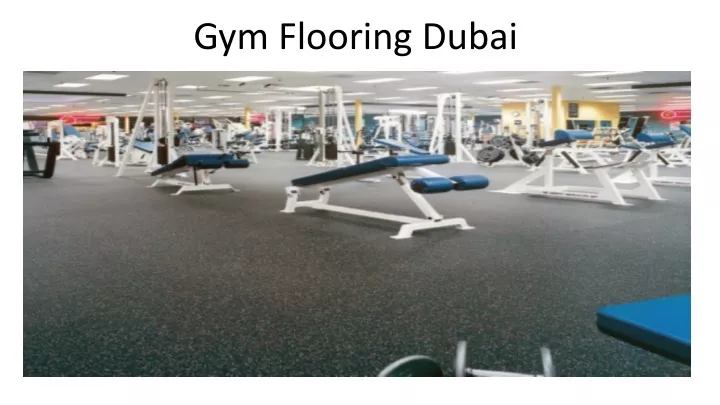 gym flooring dubai