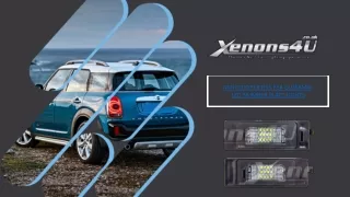 mini cooper r55 f54 clubman led number plate
