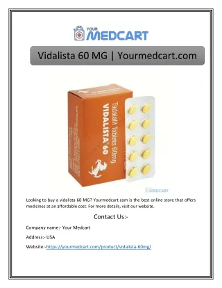 vidalista 60 mg yourmedcart com