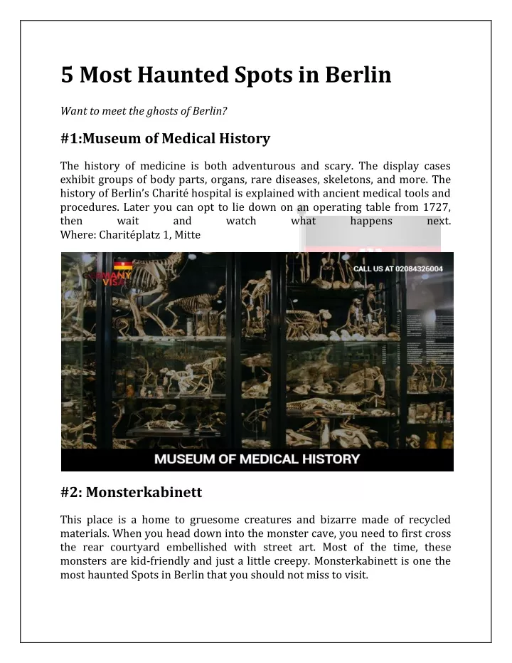 5 most haunted spots in berlin