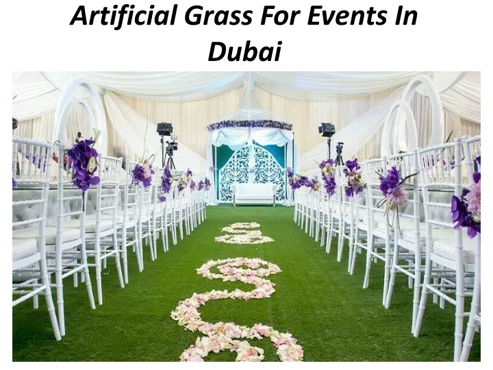 artificial grass for events in dubai