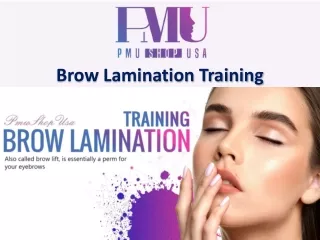 brow lamination training
