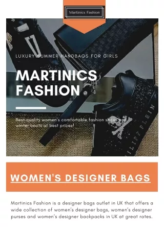 Women's Designer Bags are Perfect Choice for Style Enhancement
