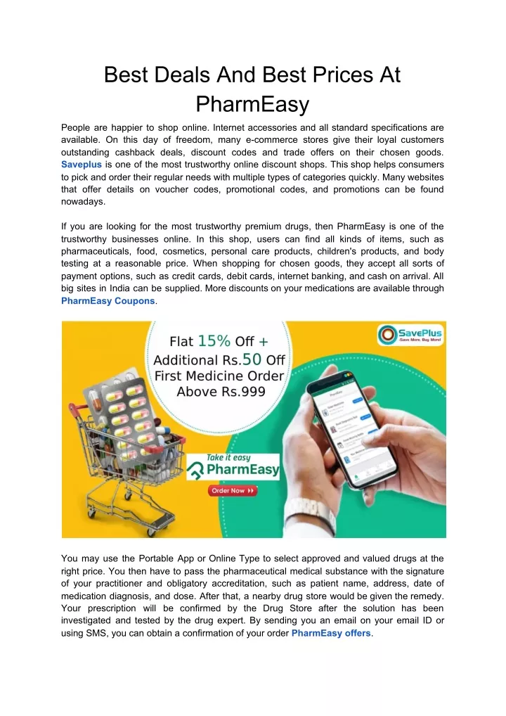 best deals and best prices at pharmeasy