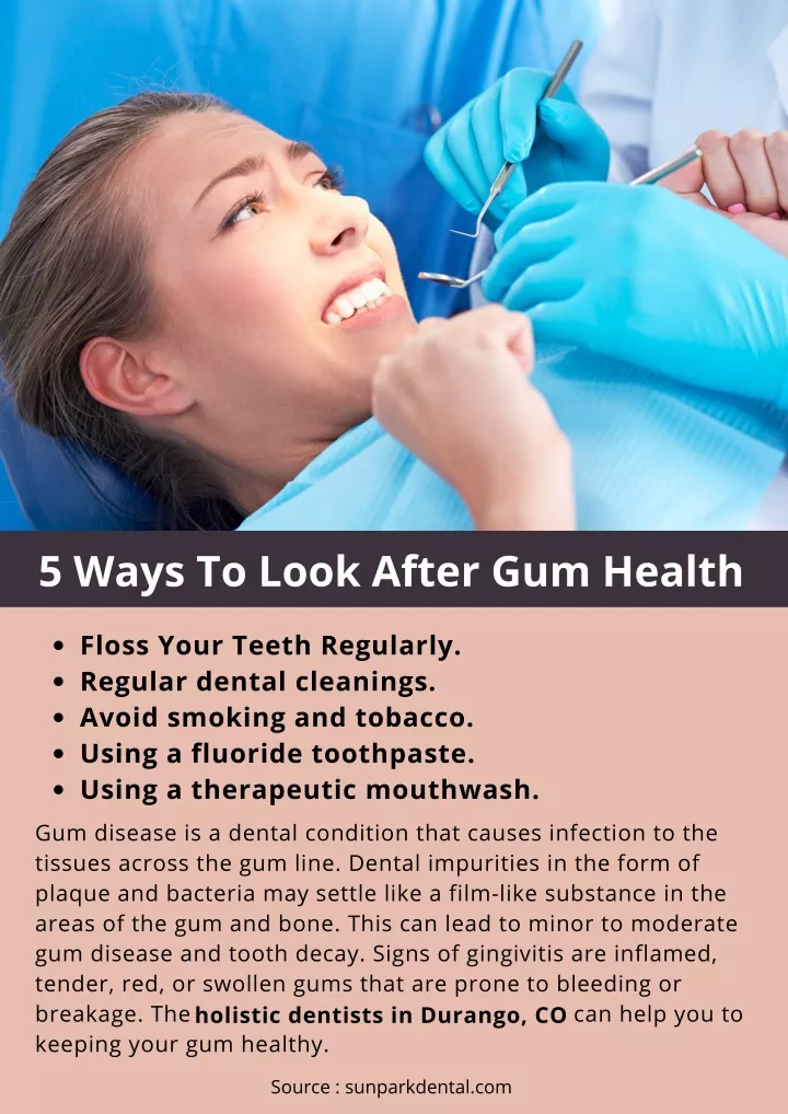 5 ways to look after gum health