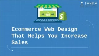 ecommerce web design that helps you increase sales