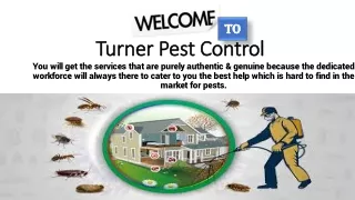 Turner pest Control offers quality services to its clients