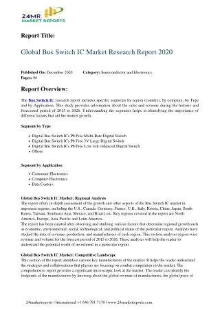 report title