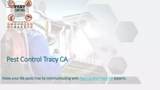 Pest Control Tracy CA