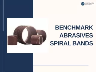 benchmark abrasives spiral bands