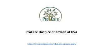 ProCare Hospice of Nevada at USA