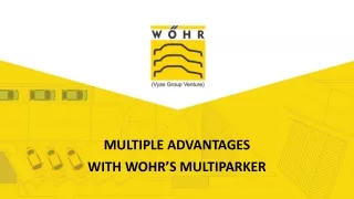 multiple advantages with wohr s multiparker