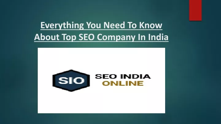 everything you need to know about top seo company in india