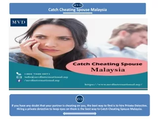 Catch Cheating Spouse Malaysia