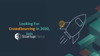 Looking For CrowdSourcing In 2020, Join Startup Paisa
