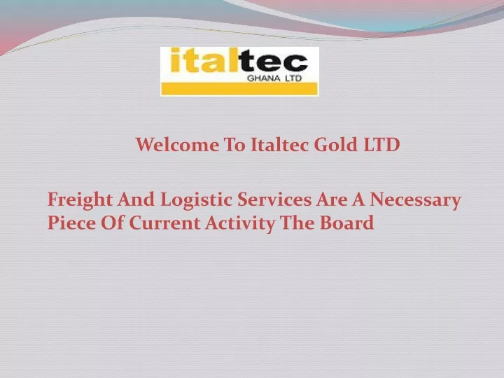 welcome to italtec gold ltd