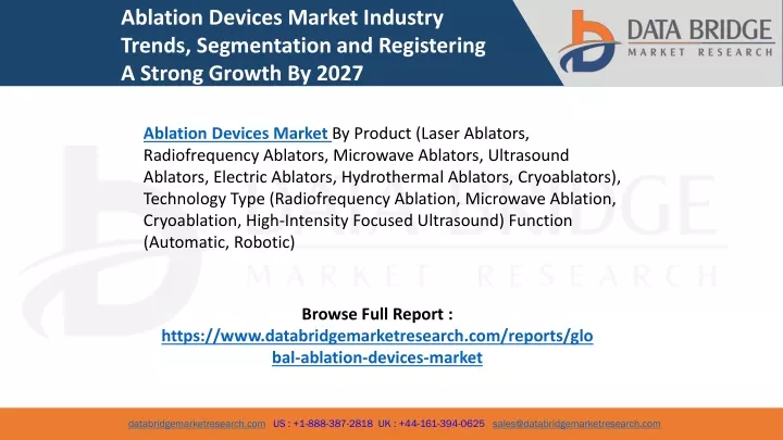 ablation devices market industry trends