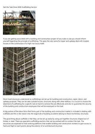 10 Things You Learned in Kindergarden That'll Help You With Scaffolding Colchester