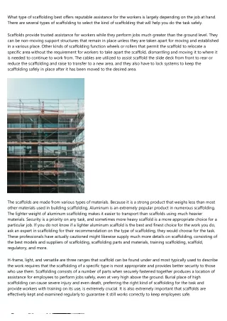 10 Misconceptions Your Boss Has About Scaffolding Colchester