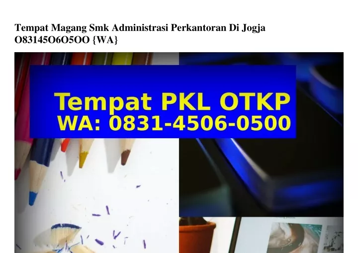 tempat magang smk administrasi perkantoran