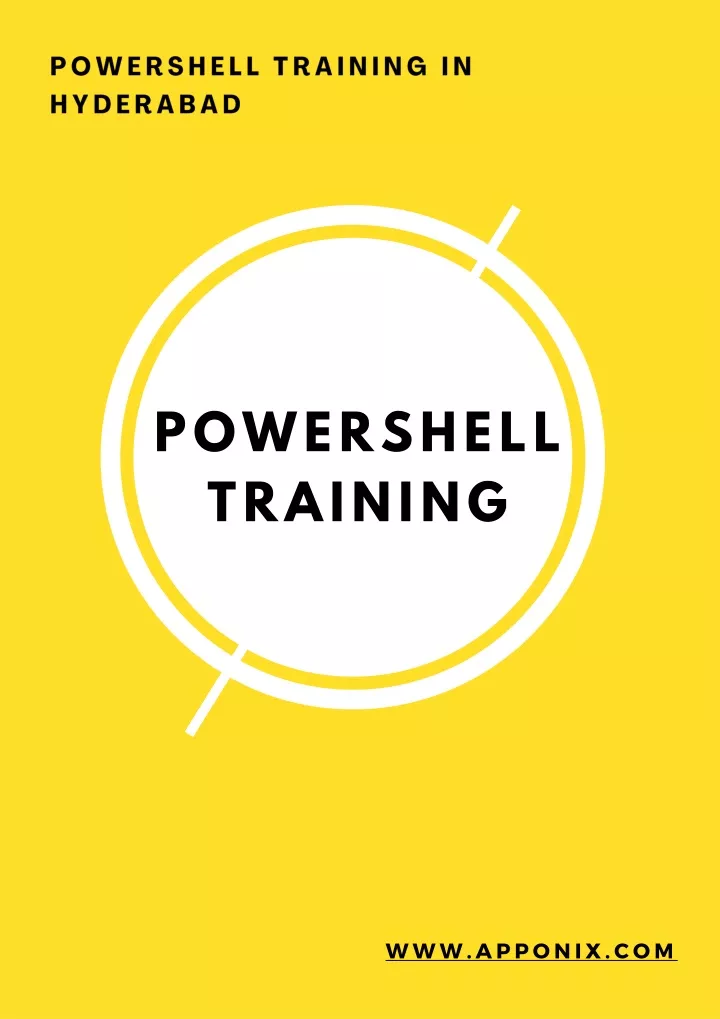 powershell training in hyderabad
