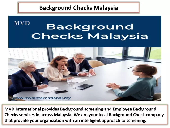 background checks malaysia