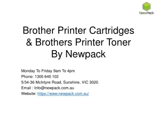 Buy Brother Ink Cartridges Online