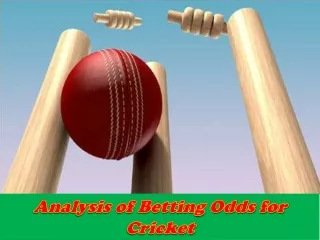 The Best Betting Sites With Respect To Cricket Odds Bet
