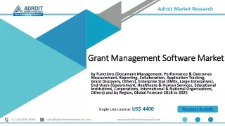 Grant Management Software Market– Global- Industry Trends and report forecast 2025