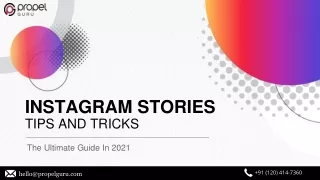 Instagram Stories Tips And Tricks - The Ultimate Guide in 2020