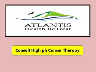 Consult High ph Cancer Therapy