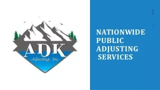 Adk Adjusting - Nationwide Public Adjusting Services