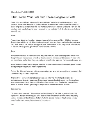 client insight pest 22 12 2020 title protect your