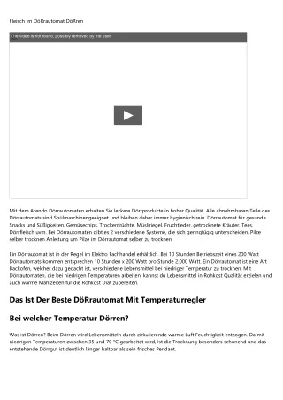 Details über  Buffalo Dörrgerät - Das solltest du wirklich wissen    Mehr lesen 2020