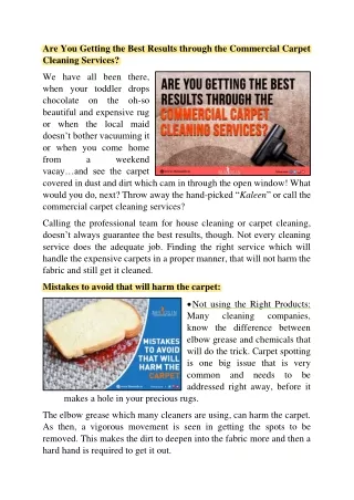 are you getting the best results through