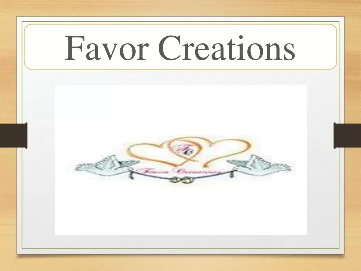 favor creations