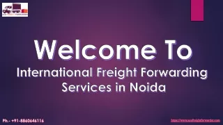 Freight Forwarding  Services in Noida