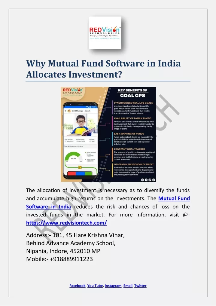 why mutual fund software in india allocates