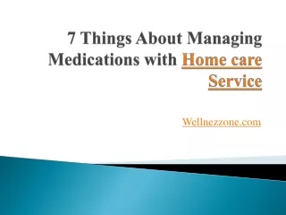 Home Care Services