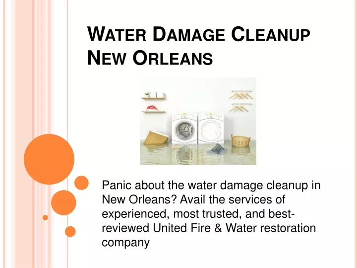 water damage cleanup new orleans