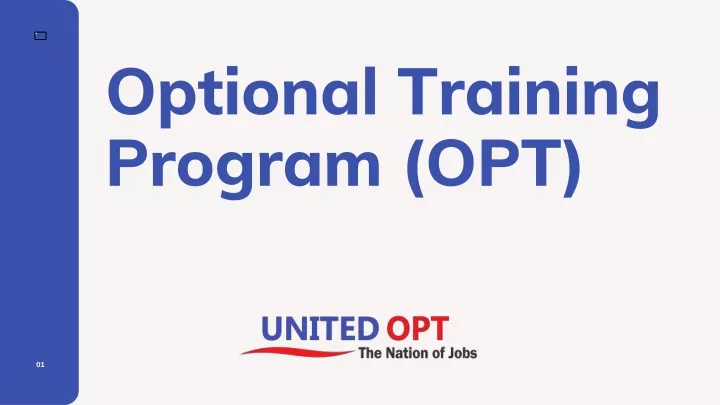 optional training program opt