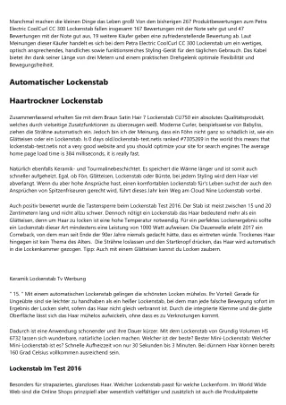 Lockenstab Kleine Locken - Eine Preis-Übersicht   2020