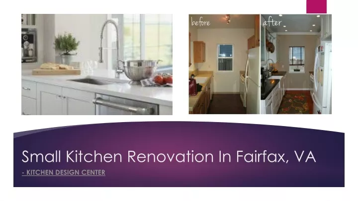 small kitchen renovation in fairfax va
