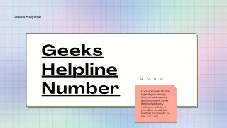 geeks helpline