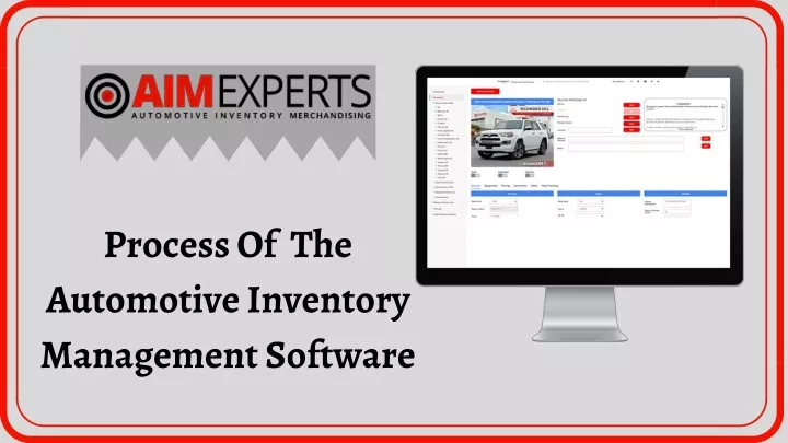 process of the automotive inventory management