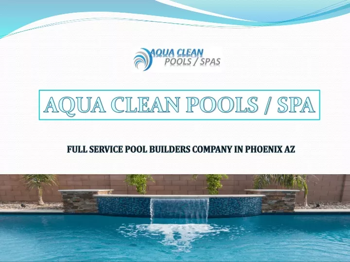 aqua clean pools spa