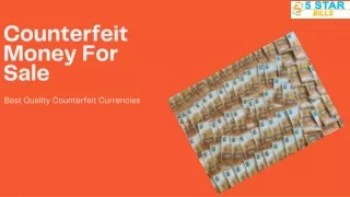 Undetectable Counterfeit Money | 5 Star Bills
